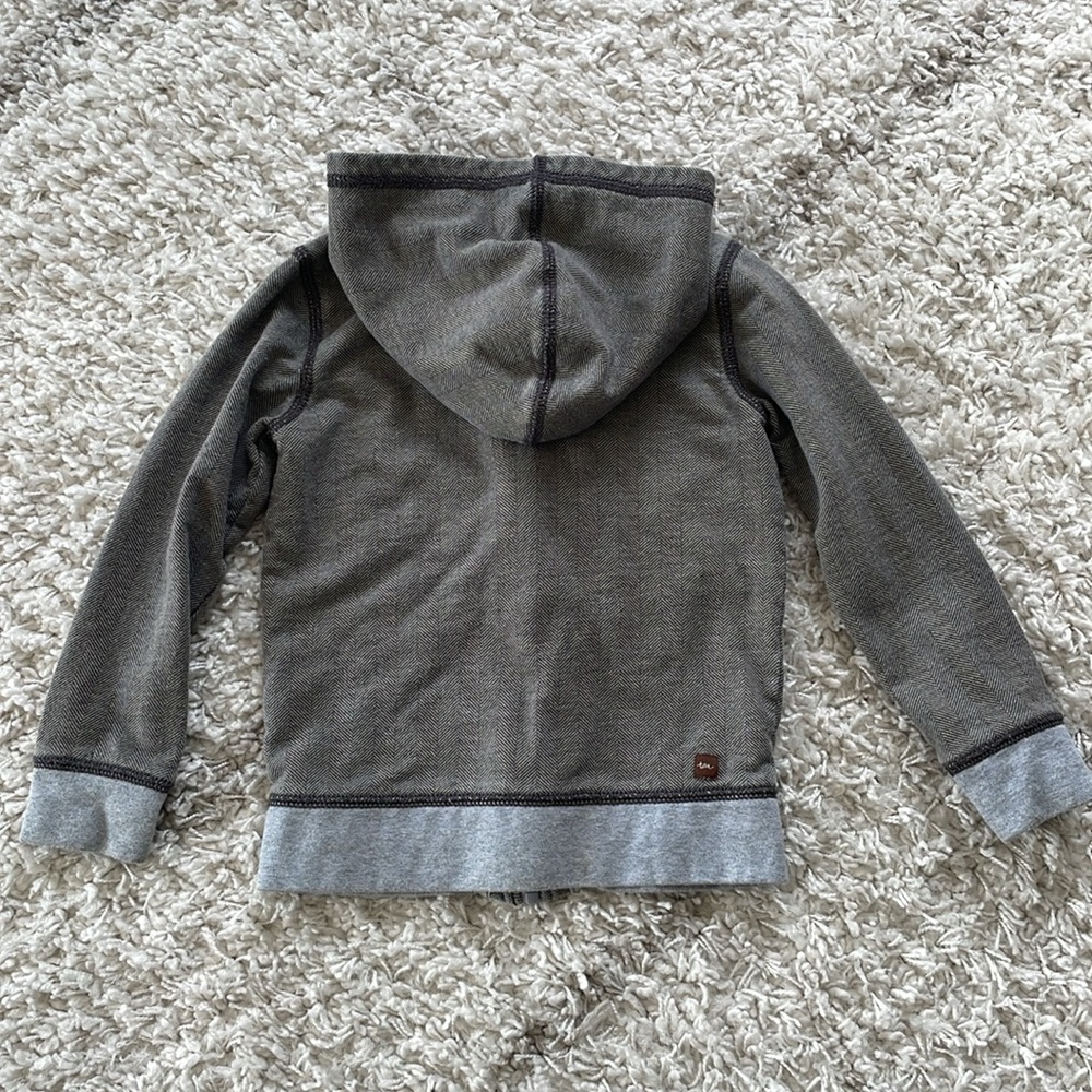 Tea Collection Zip-Up Hoodie Size 5 - Picture 7 of 9